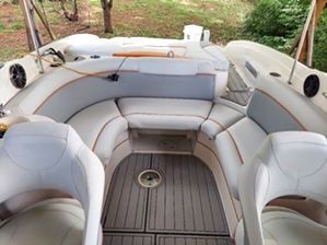 Tennessee Theme Boat Upholstery 