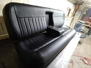 CUSTOM FOAM AND SPRING WORK ON A C10 BENCH SEAT