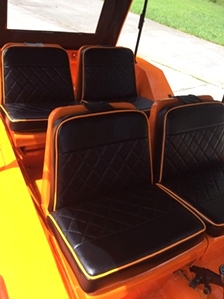 Bimini top upholstery