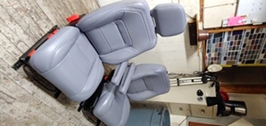 Sprinter seats upholstery  These Sprinter seats had seat heaters and seat massagers installed. The customer had just purchased a convertible Camaro and requested that I match the 