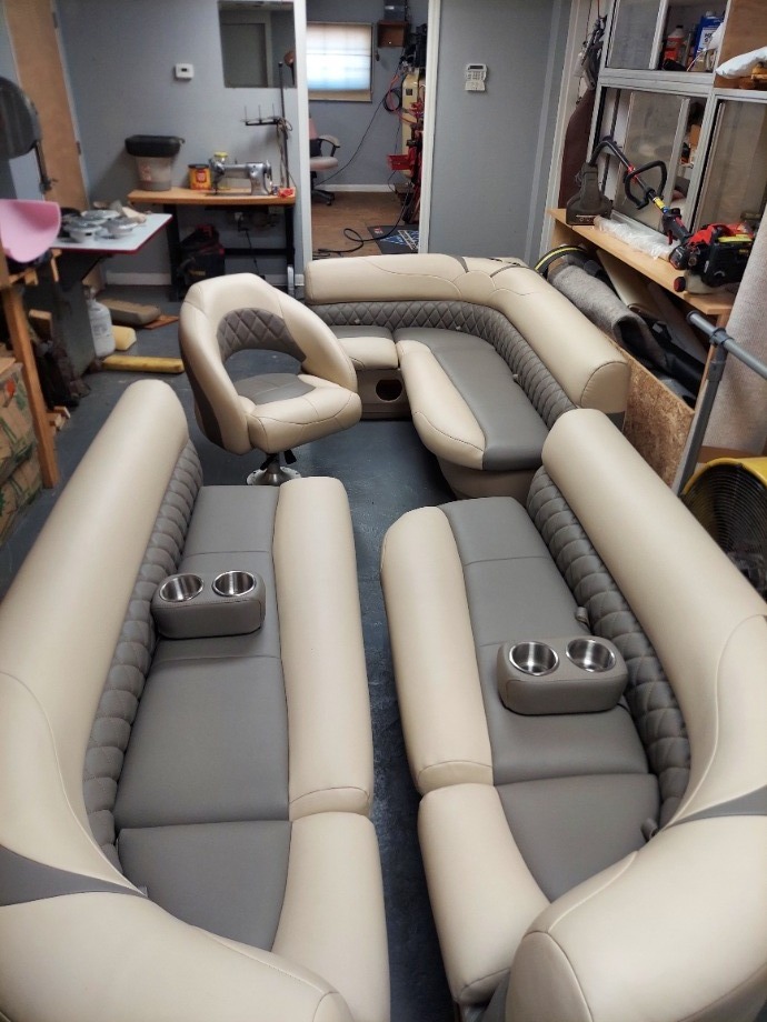 CUSTOM PONTOON UPHOLSTERY